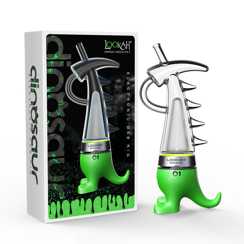 LOOKAH Dinosaur Electric Dab Rig green