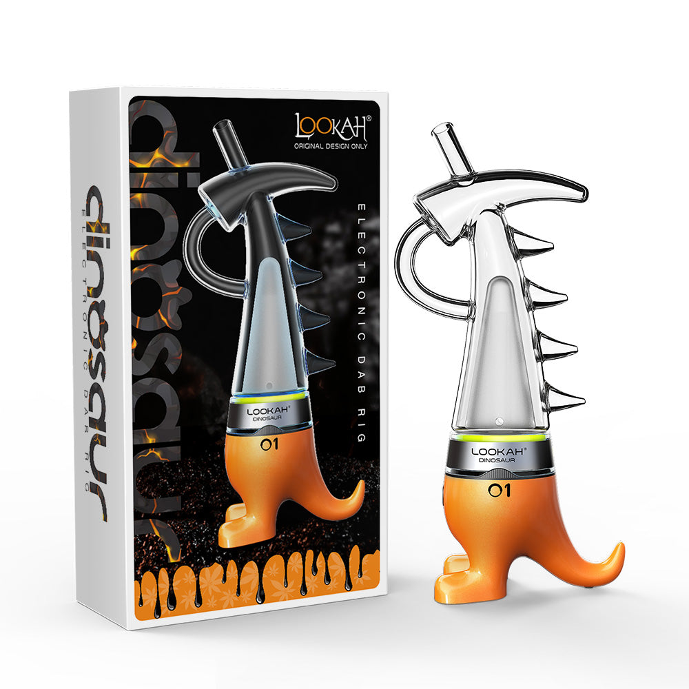 LOOKAH Dinosaur Electric Dab Rig orange