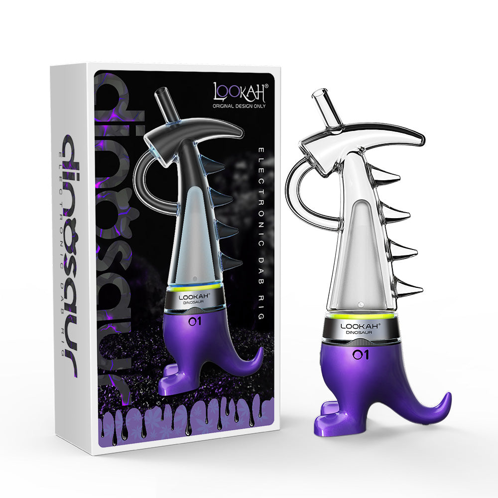 LOOKAH Dinosaur Electric Dab Rig purple