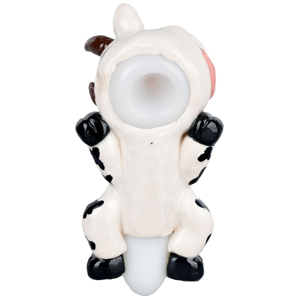 Comfy Cow Painted Glass Pipe