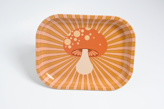 Super Mushroom Metal Rolling Tray
