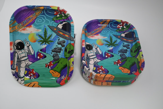THS Astronaut Rolling Tray (14x18cm) - Stoners Mall - Online Head shop - Gift shop