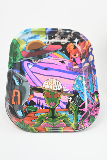 THS Alien Rolling Tray (14x18cm)