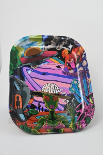 THS Alien Rolling Tray (14x18cm) - Stoners Mall - Online Head shop - Gift shop