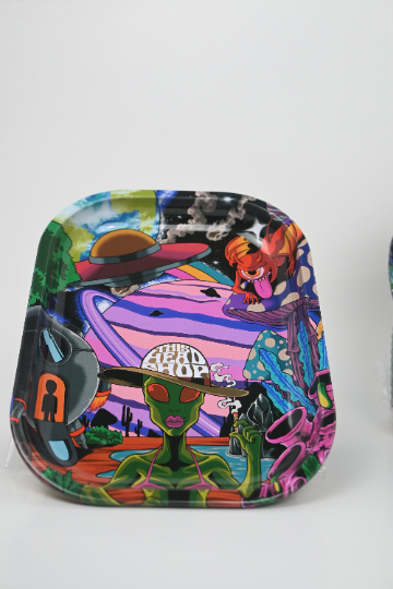 THS Alien Rolling Tray (14x18cm) - Stoners Mall - Online Head shop - Gift shop