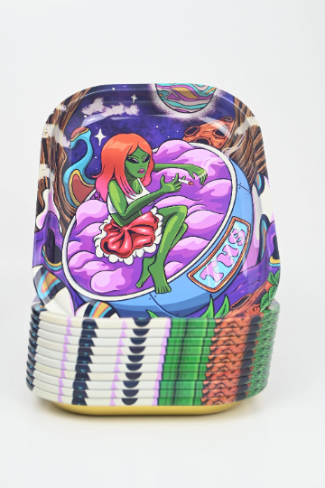 THS Alien Smoking Rolling Tray (14x18cm) - Stoners Mall - Online Head shop - Gift shop