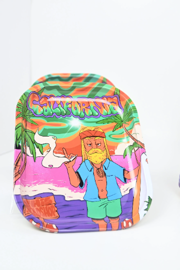 THS California Rolling Tray (14x18cm) - Stoners Mall - Online Head shop - Gift shop