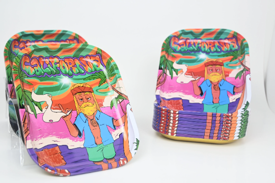 THS California Rolling Tray (14x18cm) - Stoners Mall - Online Head shop - Gift shop