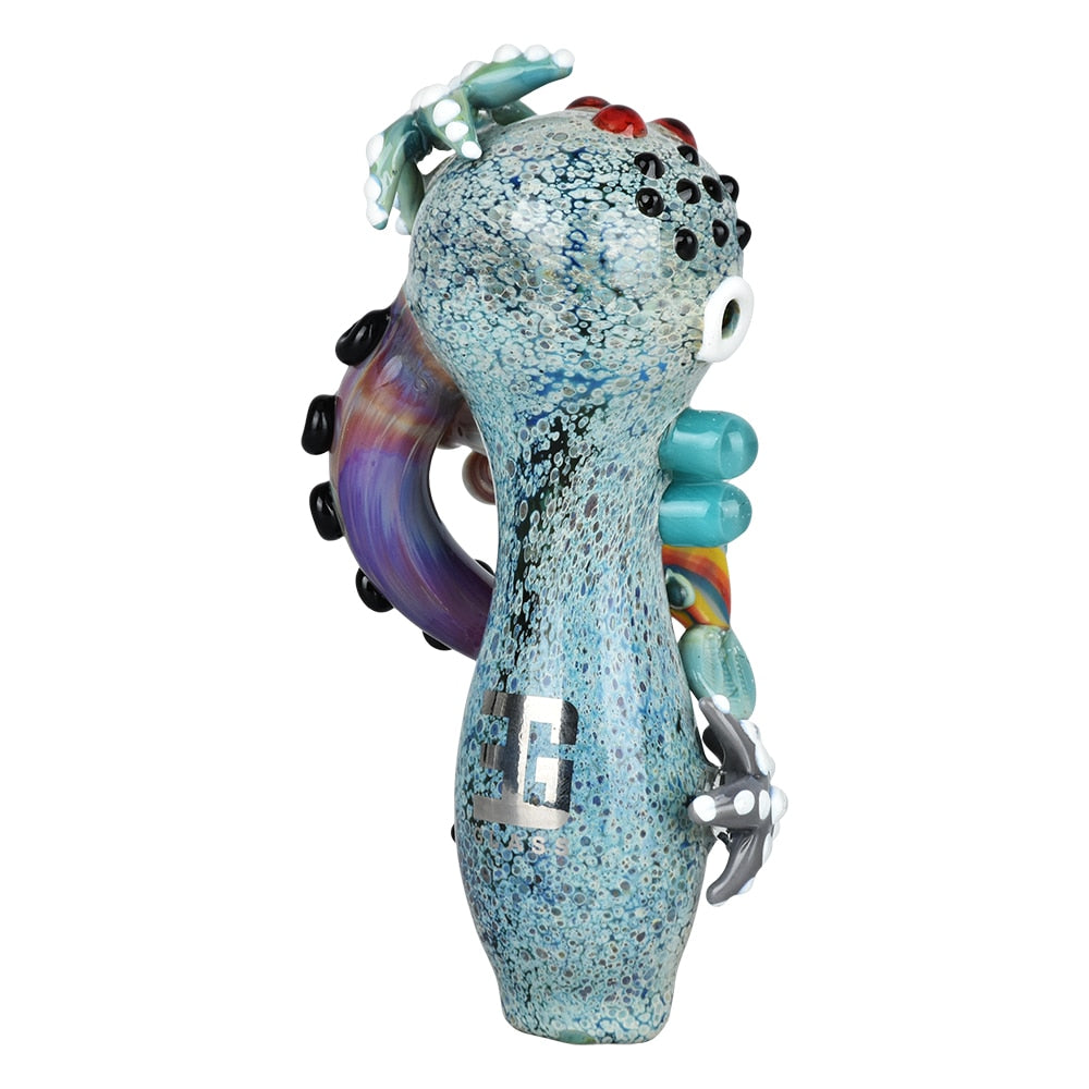 EG Glass Under The Sea Glass Spoon Pipe