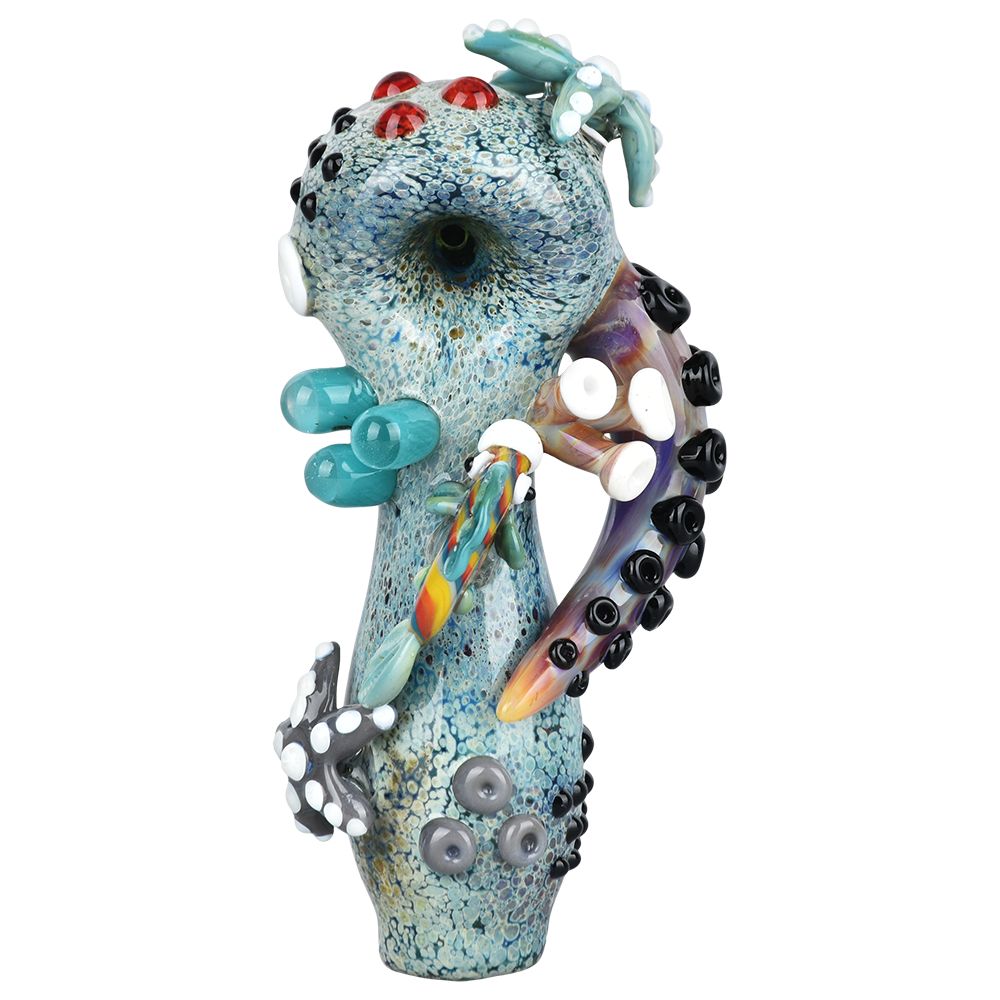 EG Glass Under The Sea Glass Spoon Pipe