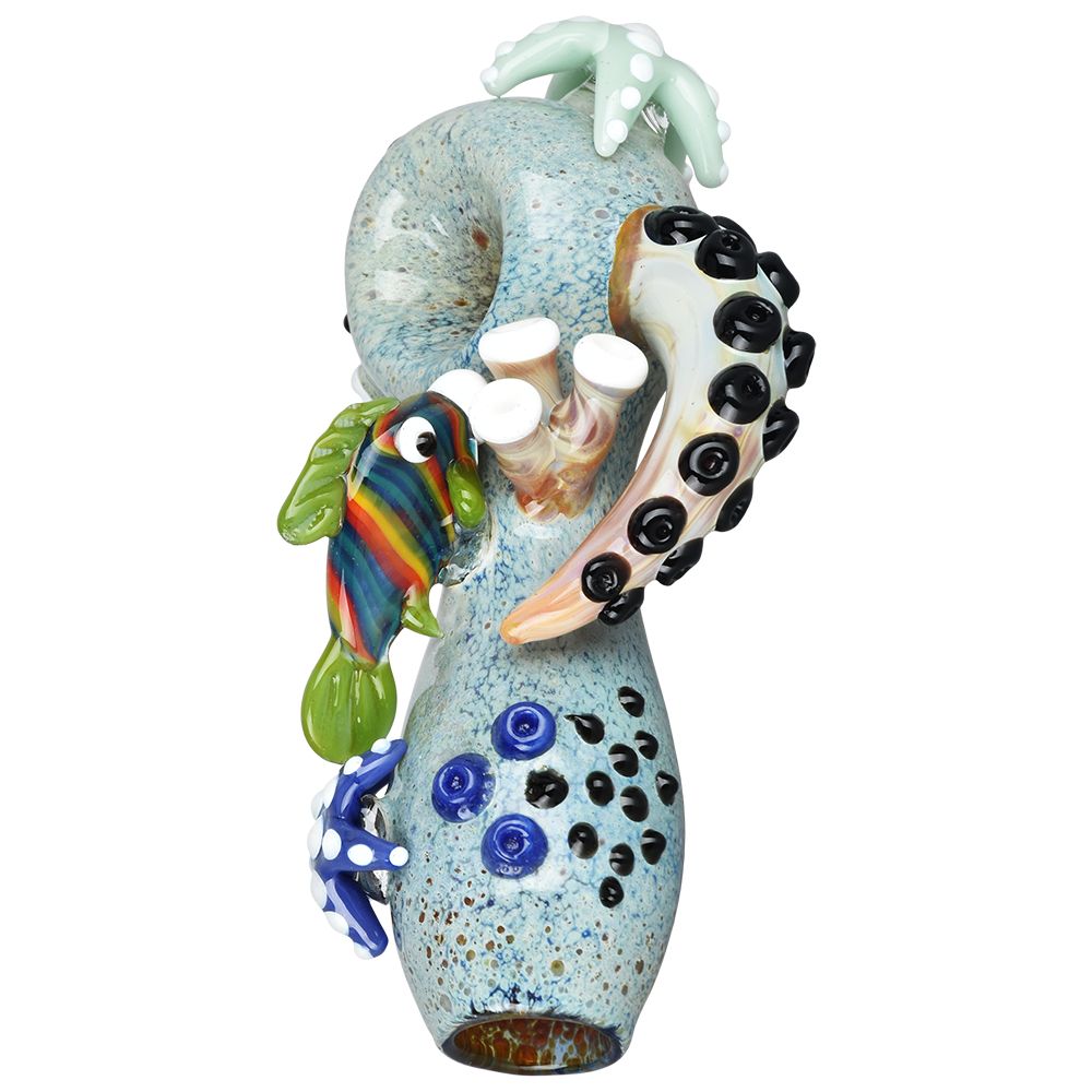 EG Glass Under The Sea Glass Spoon Pipe