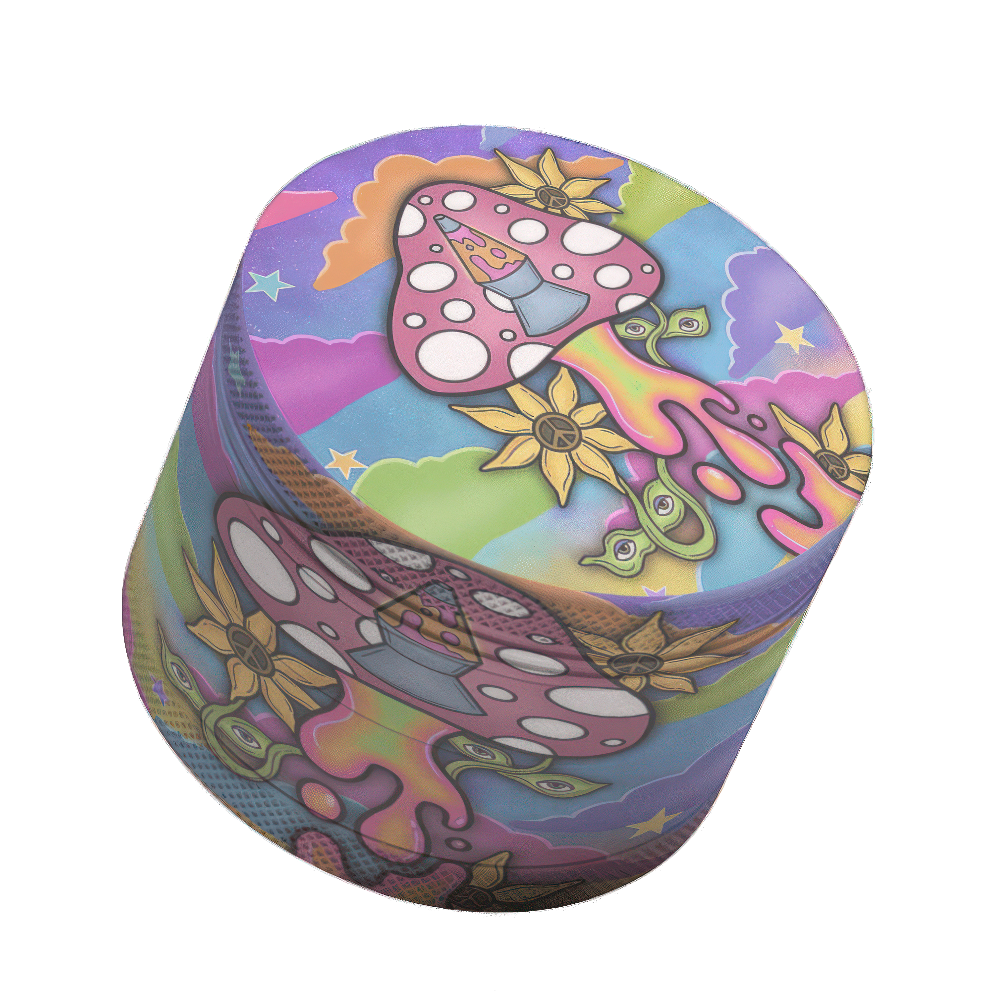 Trippy Mushroom Grinder - 50mm