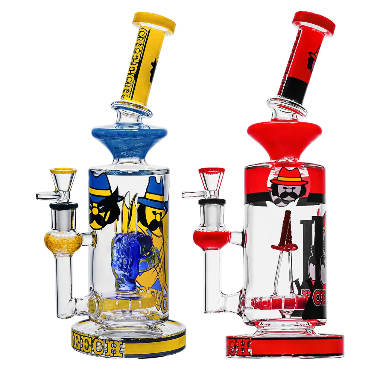 Cheech Glass - 12" Classic High Time Water Pipe - with 14M Bowl
