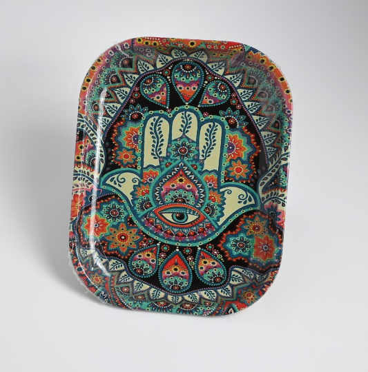 Hamsa Eye Rolling Tray