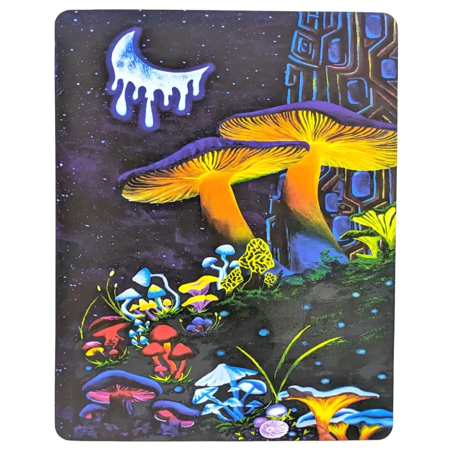 Trippy Dab Mats 10"x8" Mushroom Night