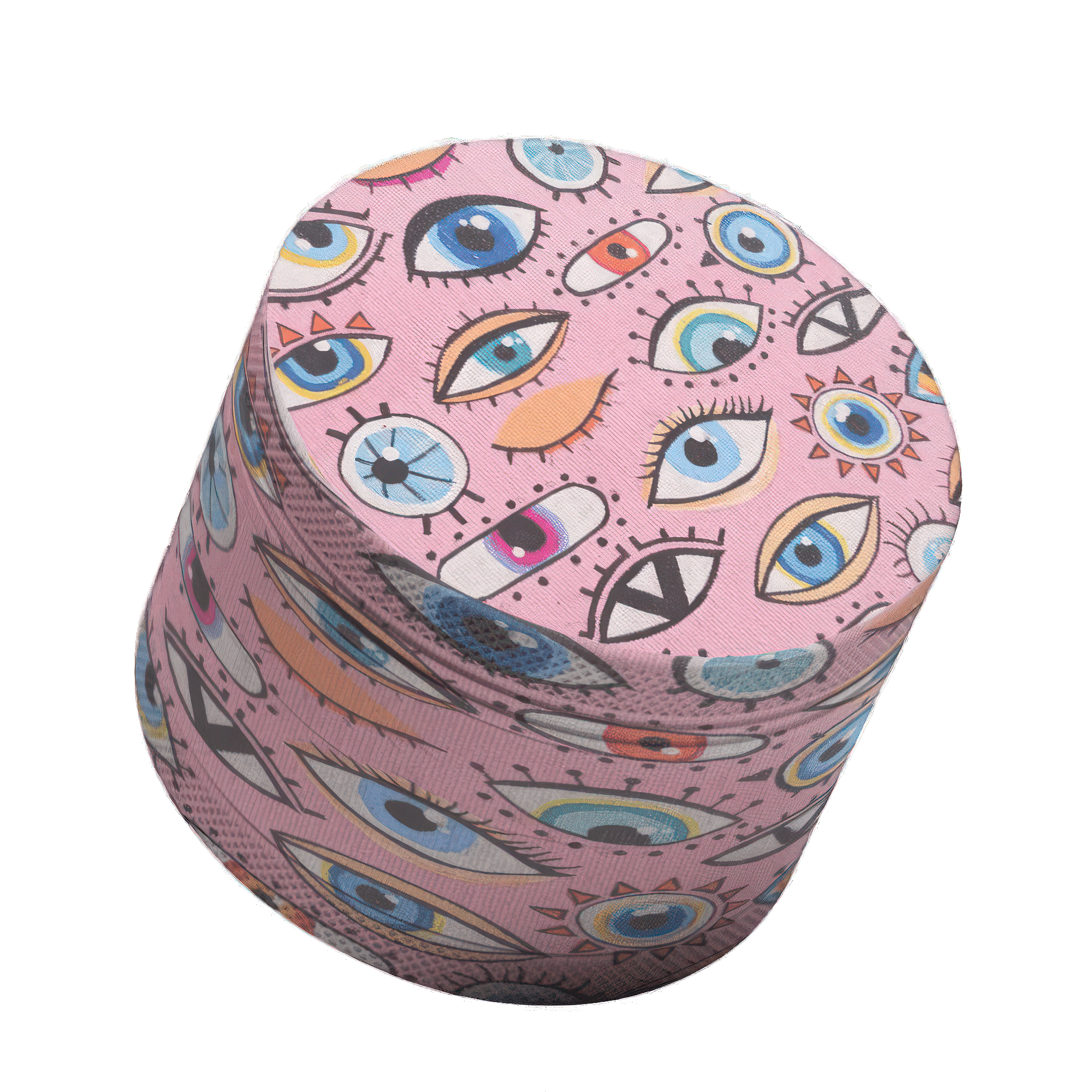 Pink Trippy Eyes Grinder - 50mm